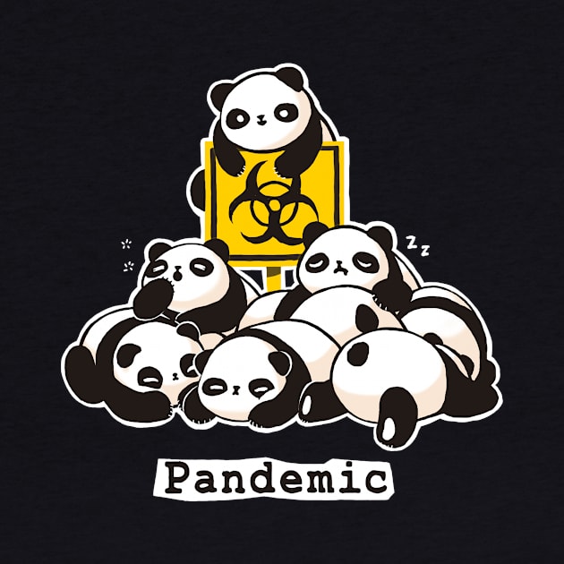 Funny Panda Pun - Pandemic 2020 - Social Distancing by BlancaVidal